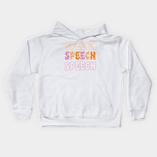 Speech Language Pathologist Kids Hoodie